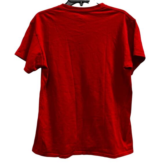 POISON Tokyo racing red tee Streetwear grunge sz M - Picture 2 of 4